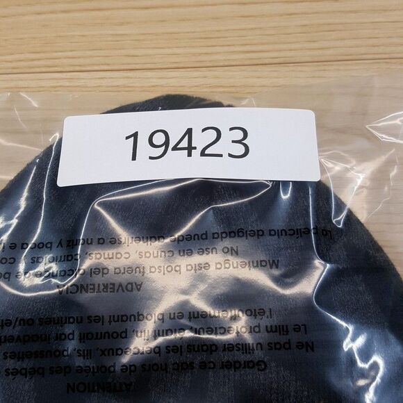 MICHAEL KORS Mens Beanie Hat Black Ribbed Knit Reversible MK Monogram Logo - Picture 6 of 6